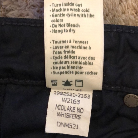 Paige Moto Zipper Detail Midlake Skinny Jean - Picture 7 of 8